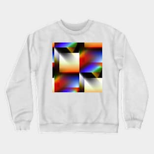 A colorful pattern Crewneck Sweatshirt